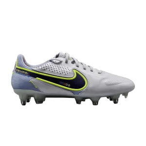 Nike Tiempo Legend 9 Elite SG Pro AC 'Progress Pack' Gris football/Marine clair/Orange pic/Bleu noirci DB0822 055