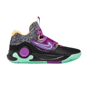 Nike Timothy Goodman x KD Trey 5 X 'Brooklyn Courts' Baskets Noir/Crème Pêche/Vert Lueur/Violet Vivid DD9538 013