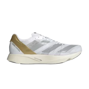 adidas Tinman Elite x Adizero Takumi Sen 8 'White Gold Metallic' Blanc Nuage/Gris Deux/Or Métallique GW1380