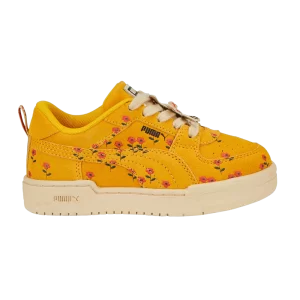 Puma Tinycottons x CA Pro Little Kid 'Floral' Baskets Mandarine/Safari 388644 02