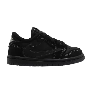 Travis Scott x Air Jordan 1 Retro Low OG SP TD 'Black Phantom' Baskets Noir/Ghost/Varsity Rouge DO5441 001