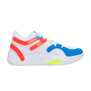 Puma TRC Blaze Court 'White Blue Cherry Tomato' Baskets Blanc/Tomate cerise 376582 01