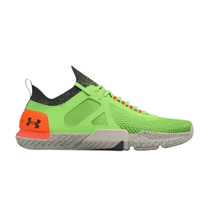 Under Armour TriBase Reign 3 'Quirky Lime' Baskets Fancy Lime/Orange 3025080 301