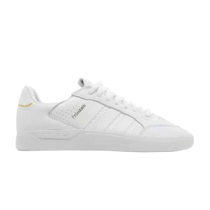 Baskets adidas Tyshawn Low 'White Gold Metallic' Blanc nuage/Blanc nuage/Or métallique GW3182