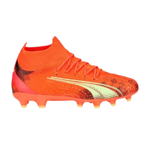 Puma Ultra Pro FG AG Jr 'Fearless Pack' Baskets Corail Feu/Lumière Effervescente/Noir 106918 03