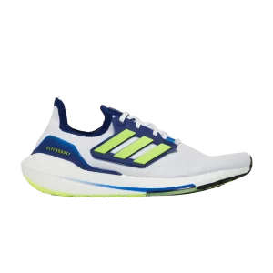 adidas UltraBoost 22 'Blanc Solar Yellow Bleu' Blanc Nuage/Jaune Soleil/Bleu Victoire GX5466
