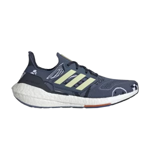 adidas UltraBoost 22 'Wonder Steel Almost Yellow' Wonder Steel/Presque Jaune/Encre Légende GX9166