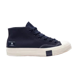 Converse Undefeated x Chuck 70 Mid 'Black Iris' Baskets Noir Iris/Parchemin A02142C