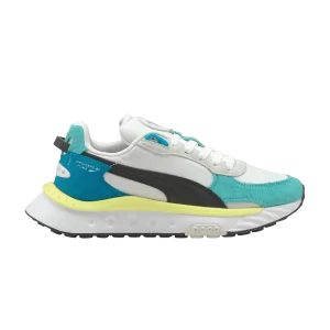 Baskets Puma Wild Rider Rollin Jr 'Elektro Aqua' Aqua électrique/Blanc 382028 01