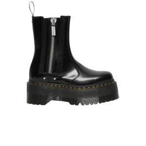 Baskets Dr. Martens Wmns 2976 Max Leather Platform Chelsea Boot 'Black' Noir 26903001