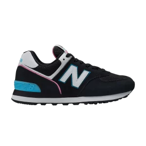 Baskets New Balance Wmns 574 'Black Vibrant Sky Pink 'Noir/Bright Sky/Rose WL574CK2