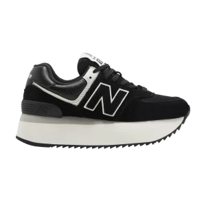Baskets New Balance Wmns 574+ 'Noir Blanc 'Noir WL574ZAB