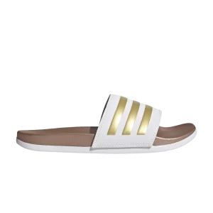 adidas Wmns Adilette Comfort Slide 'White Matte Gold' Blanc Nuage/Blanc Nuage/Or Mat H03618