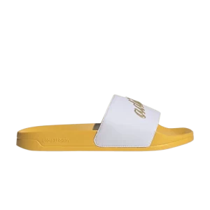 adidas Wmns Adilette Slide 'White Gold Metallic' Baskets Blanc Nuage/Or Métallique/Or Bold GZ5931