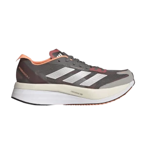 adidas Wmns Adizero Boston 11 'Grey Beam Orange' Baskets Gris Four/Zero Metalic/Beam Orange GY8406
