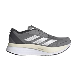 adidas Wmns Adizero Boston 11 'Grey Zero Metallic' Baskets Gris Trois/Zéro Métallisé/Carbone GV7069
