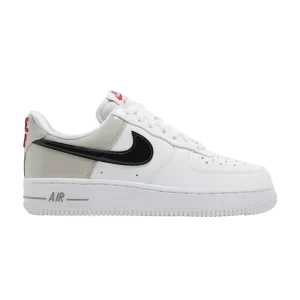 Nike Wmns Air Force 1 '07 Essential 'White Iron Ore Patent' Light Iron Ore/Noir/Blanc DQ7570 001