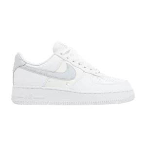 Nike Wmns Air Force 1 '07 'Mini Swooshes' Blanc/Voile/Argent métallique/Platine pur DV2237 100