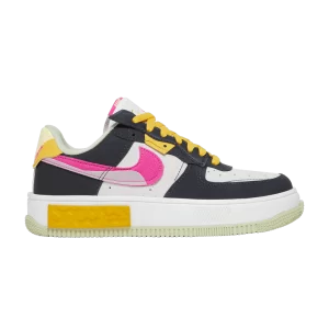 Nike Wmns Air Force 1 Fontanka 'Pink Prime' Baskets Noir Cassé/Blanc Sommet/Brume Prune/Rose Prime DR7880 001
