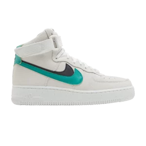 Nike Wmns Air Force 1 High SE '82 – Neptune Green Summit blanc/Noir/Sesame/Neptune green DO9460 100