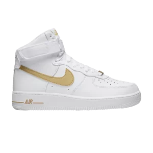 Nike Wmns Air Force 1 High 'White Metallic Gold' Blanc/Blanc/Or métallique DD9624 103