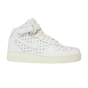 Nike Wmns Air Force 1 Mid 'Cut Out Stars' Blanc sommet/Blanc sommet/Lait de coco DV3451 100