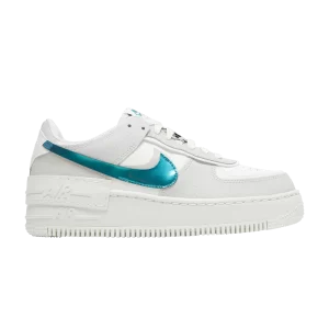 Nike Wmns Air Force 1 Shadow 'Bright Spruce' Baskets Blanc sommet/Brume grise/Épinette brillante/Blanc sommet DR7856 100