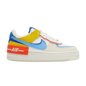 Nike Wmns Air Force 1 Shadow 'Sail Multi' Voile/Game Royal/Orange Peak/University Bleu CI0919 115