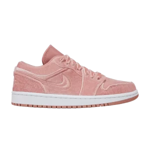 Wmns Air Jordan 1 Low SE 'Pink Velvet' Baskets Rose rouille/Rose rouille/Blanc DQ8396 600