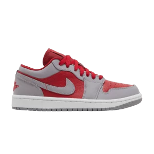 Femme Air Jordan 1 Low SE 'Split – Gym Red Cement Grey 'Rouge/Noir/Blanc/Cement Gris DR0502 600