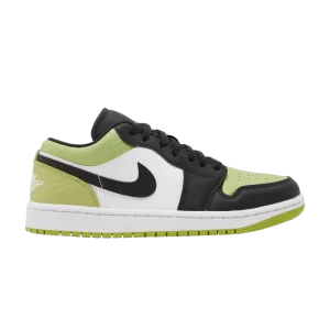 Femme Air Jordan 1 Low SE 'Vivid Green Snakeskin' Vert vif/Vert vif/Noir/Blanc DX4446 301