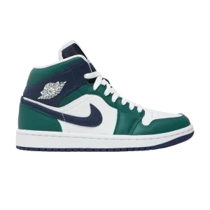 Femme Air Jordan 1 Mid SE 'Noble Green' Noble Vert/Blanc/Midnight Fleet DZ5326 300