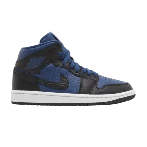 Femme Air Jordan 1 Mid SE 'Split – French Blue 'Bleu français/Noir/Blanc DR0501 401