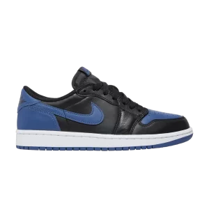 Femme Air Jordan 1 Retro Low OG 'Mystic Navy' Noir/Blanc/Mystic Fleet CZ0775 041