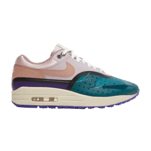 Nike Wmns Air Max 1 Premium 'Mini Symbols' Baskets Brume Prune/Rose Fossile/Rose Oxford DV2301 501