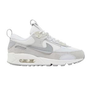 Nike Wmns Air Max 90 Futura 'White Pure Platinum' Blanc sommet/Platine pur/Gris football/Gris loup DM9922 103
