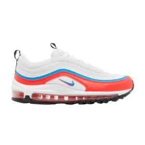 Nike Wmns Air Max 97 'Double Swooshes' Blanc/Cramoisi brillant/Noir/Bleu photo DV2222 100