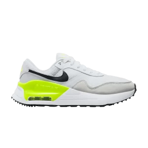 Nike Wmns Air Max SYSTM 'White Black Volt' Baskets Blanc/Platine pur/Volt/Noir DM9538 104