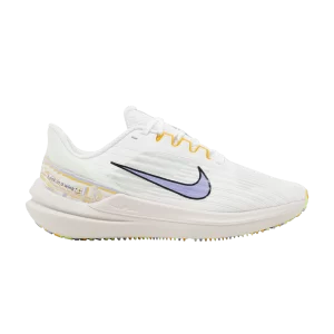 Nike Wmns Air Winflo 9 Premium 'Back In A Wink' Blanc/Vert à peine/Or université/Chardon DR8802 100