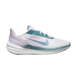 Nike Wmns Air Winflo 9 Premium 'White Cerulean' Blanc/Poupée/Noir/Cérulean DZ4446 100