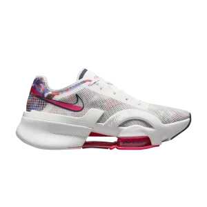 Nike Wmns Air Zoom SuperRep 3 Premium 'Paint Smudge' Blanc sommet/Bleu noirci/Cramoisi brillant/Hyper rose DA9492 100