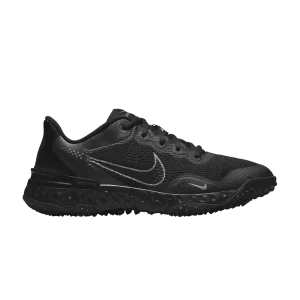Nike Wmns Alpha Huarache Elite 3 Turf 'Black Metallic Dark Grey' Noir/Gris foncé/Turquoise dynamique/Gris foncé métallisé CU8403 005