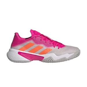 adidas Wmns Barricade 'Grey Team Shock Pink' Baskets Gris Deux/Orange Ensoleillé/Team Shock Rose HR2036
