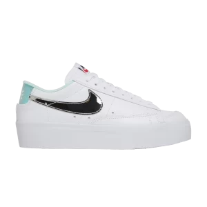 Nike Wmns Blazer Low Platform 'White Mint Foam' Blanc/Mousse menthe/Rouge sirène/Argent métallique DQ7654 100