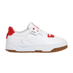 Baskets Puma Wmns Cali Dream 'Heritage' Blanc/Bubble Gum/Rouge High Risk 384010 01