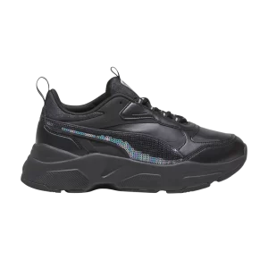 Baskets Puma Wmns Cassia 'Winter Wonderland – Noir 'Noir/Noir 393975 02