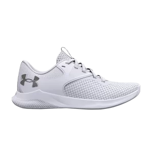 Baskets Under Armour Wmns Charged Aurora 2 'Blanc Métallisé Argent Chaud 'Blanc/Argent Chaud Métallisé 3025060 100