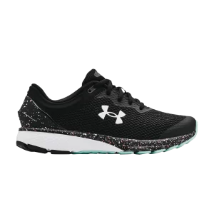 Under Armour Wmns Charged Escape 3 'Big Logo – Paint Splatter 'Baskets Noir/Blanc 3025151 001