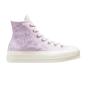 Converse Wmns Chuck Taylor All Star Lift Platform High 'Embroidered Floral – Pale Amethyst 'Baskets Pale Amethyst/Aigrette A02076C
