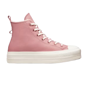 Converse Wmns Chuck Taylor All Star Lift Platform High 'Rust Pink' Baskets Rose rouille/Aigrette/Aigrette A04256C